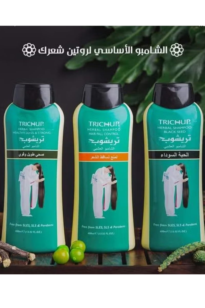 Trichup Hair Fall Control Shampoo – Sulfate & Paraben Free – 400 ml - Image 2