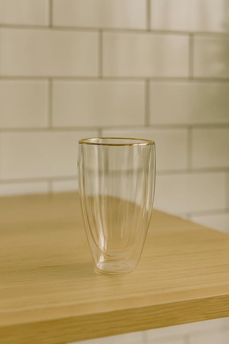 B&D كوب زجاجي مزدوج الجدار من B&D - 350 مل - Image 1