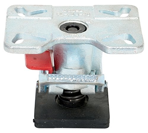 Emedco Vestil FL-ADJ-46 Steel Adjustable Floor Lock 6-1/4 to 8 In. Height Silver - Image 3