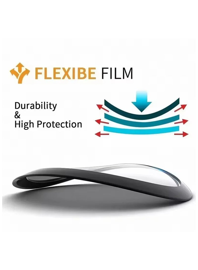TWEGGON Samsung Watch 8 Classic 46mm Screen Protector, Full Cover Screen Guard for Samsung Galaxy Watch 8 Classic 46mm Black/Clear - Image 3