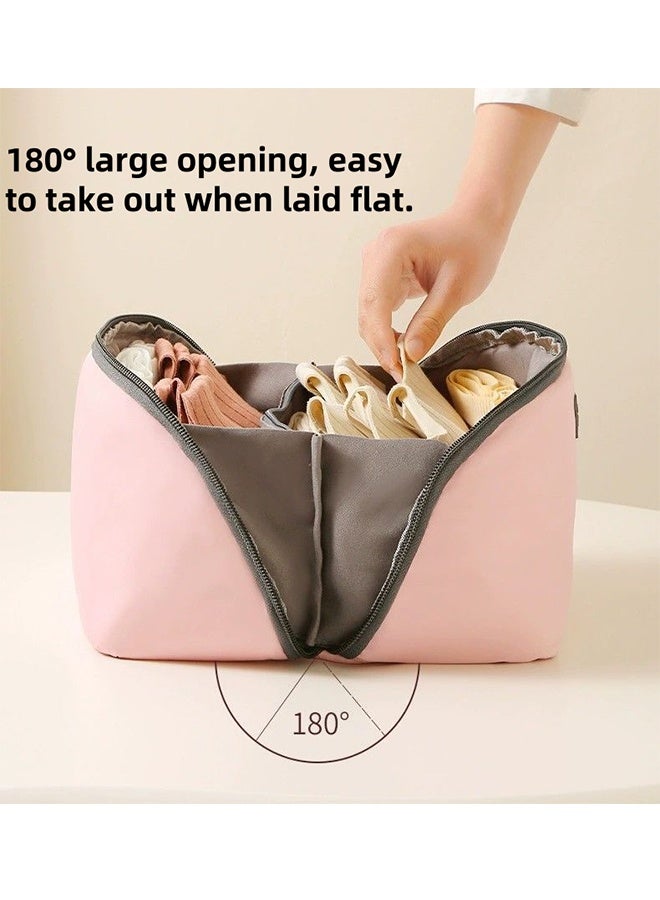 Multi-Functional Underwear Storage Bag, Travel  Storage Bag, Portable Bra Bag, Pink - Image 4