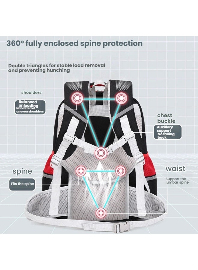 ماين كرافت لعبة المدرسية الفتيان والفتيات الطلاب قدرة كبيرة كلية الرياح العمود الفقري حماية ظهره - Image 3