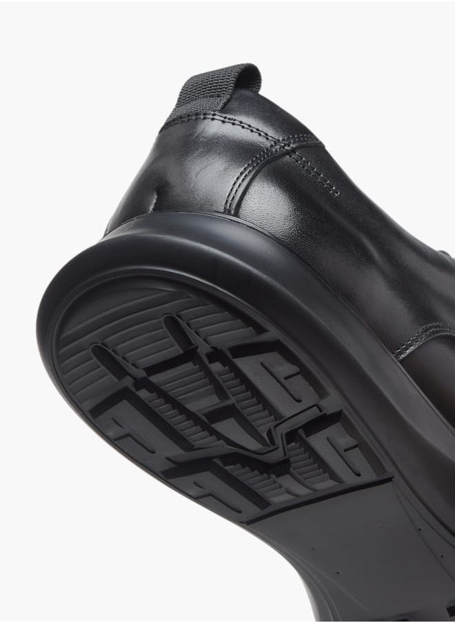 Le Confort Men Solid Lace-Up Derby Shoes  - Image 5