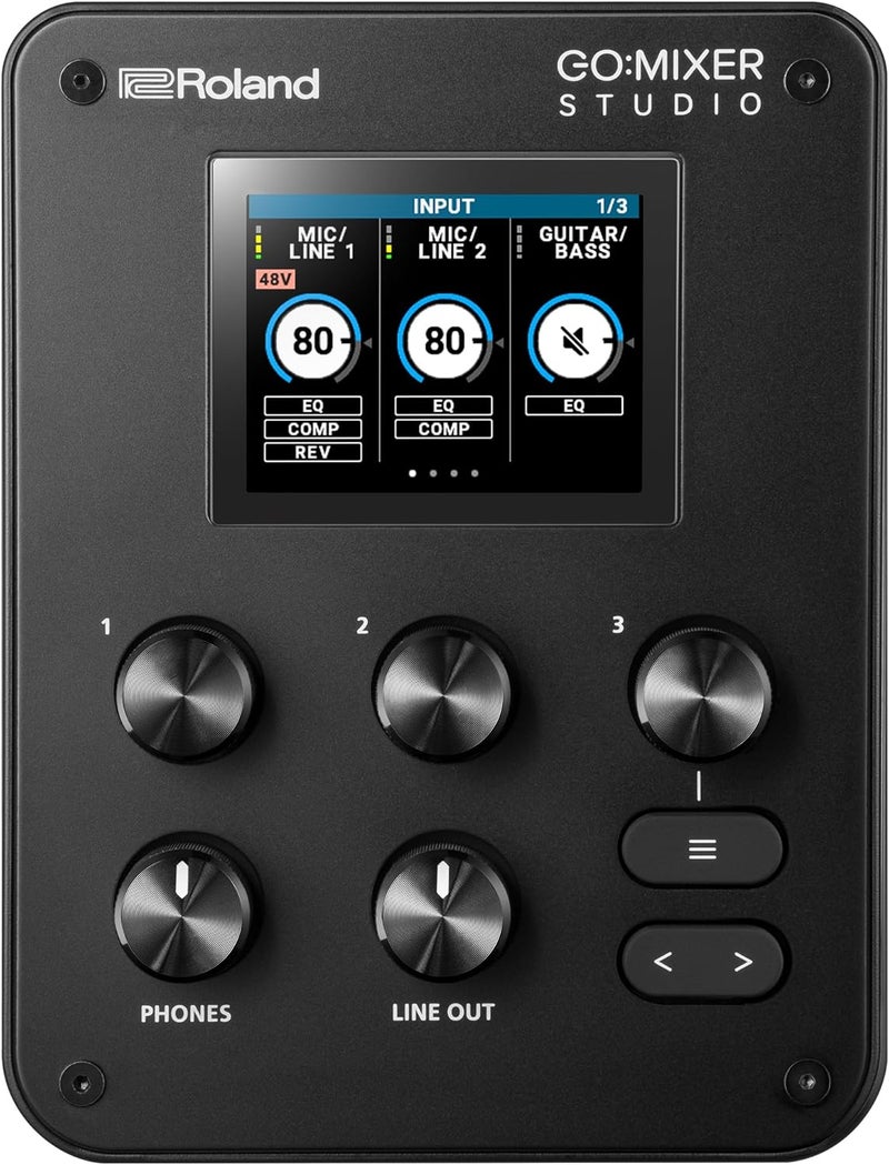 Roland GO:MIXER STUDIO - Portable Multi-Channel Mixer & Audio Interface for Content Creators - Image 1