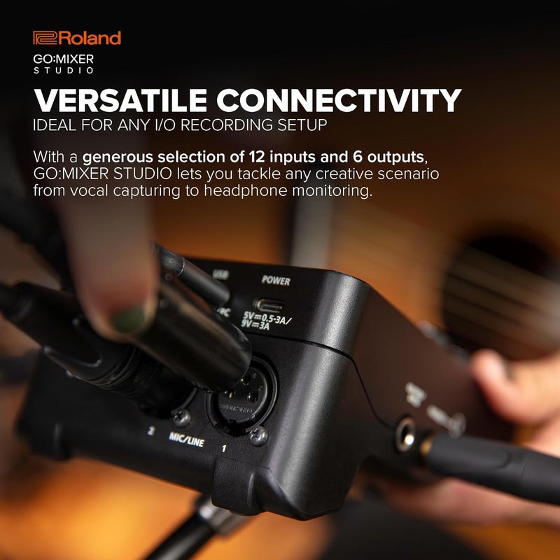 Roland GO:MIXER STUDIO - Portable Multi-Channel Mixer & Audio Interface for Content Creators - Image 4