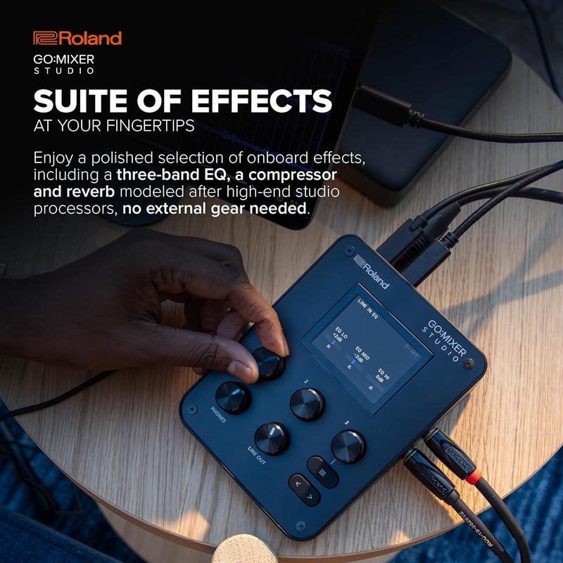 Roland GO:MIXER STUDIO - Portable Multi-Channel Mixer & Audio Interface for Content Creators - Image 5