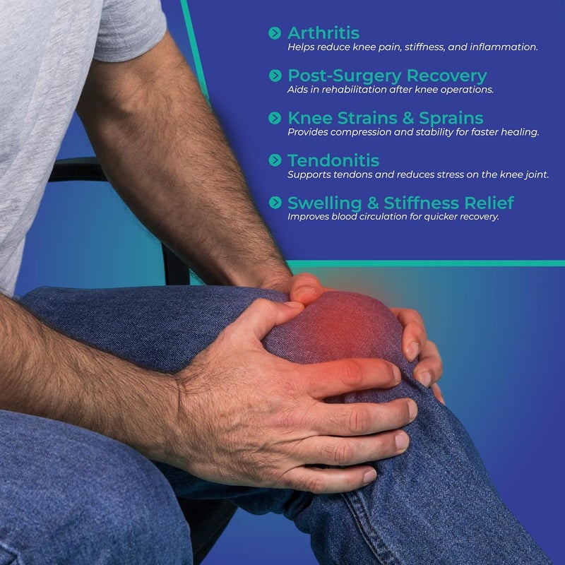 OPPO 1022 Closed Knee Patella Support Brace Neoprene Ligament Cartilage Meniscus Extra Extra Large XXL - Image 3