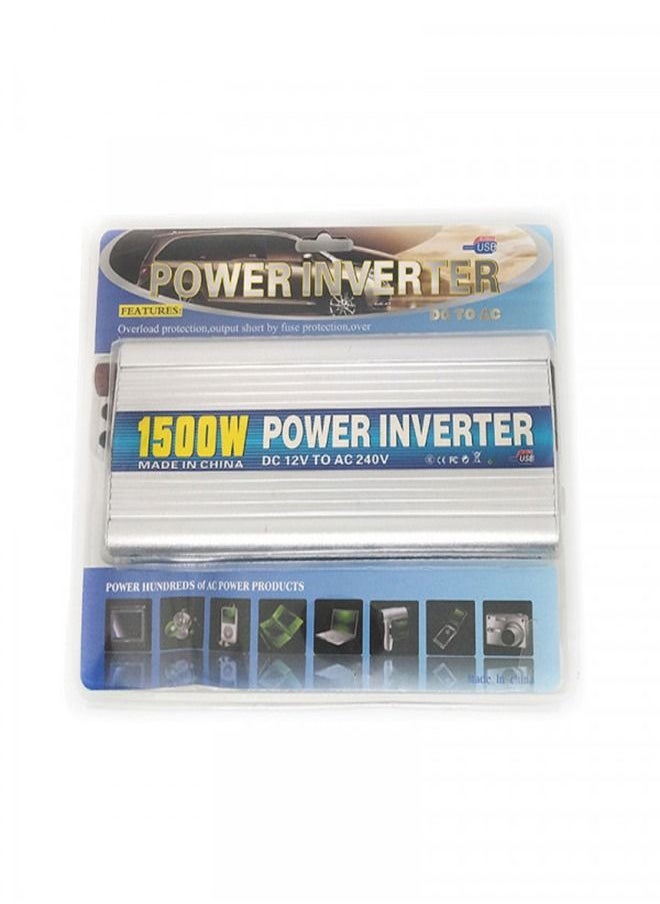 Generic - 1500 watt car power inverter, converts from 12 volts to 240 volts, with a USB input - Image 1