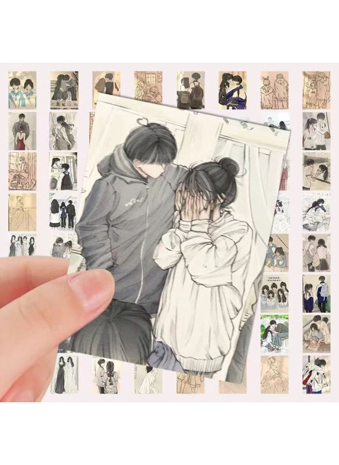 [Commemoration Of Youth] Campus Diary Painting Sticker Ins Wind Explosions Creative Personality Hand Account Notebook Sticker-Color:Grab Products - Student Special Price [48 Photos] Non-repeating Qt-90 Models Limited To 3 Days Special Price - Youth Campus Atmosphere Stickers [regular Bag]  - Image 4