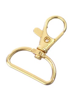 CleverDelights 1 Wide Swivel Lobster Clasps Gold Color 25 Pack  - Image 1