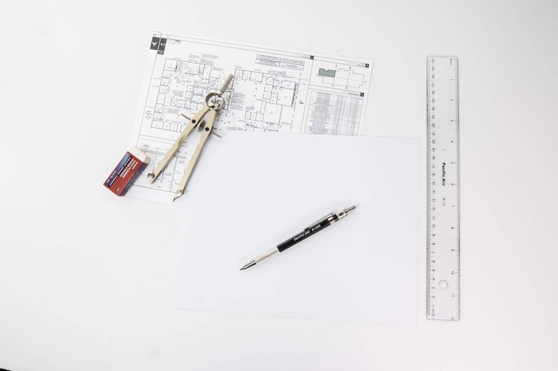 Pacific Arc 2mm Lead Holder and Lead Sharpener, Black Drafting Pencil for Artist Drawing, Drafting, and Sketching - Image 2