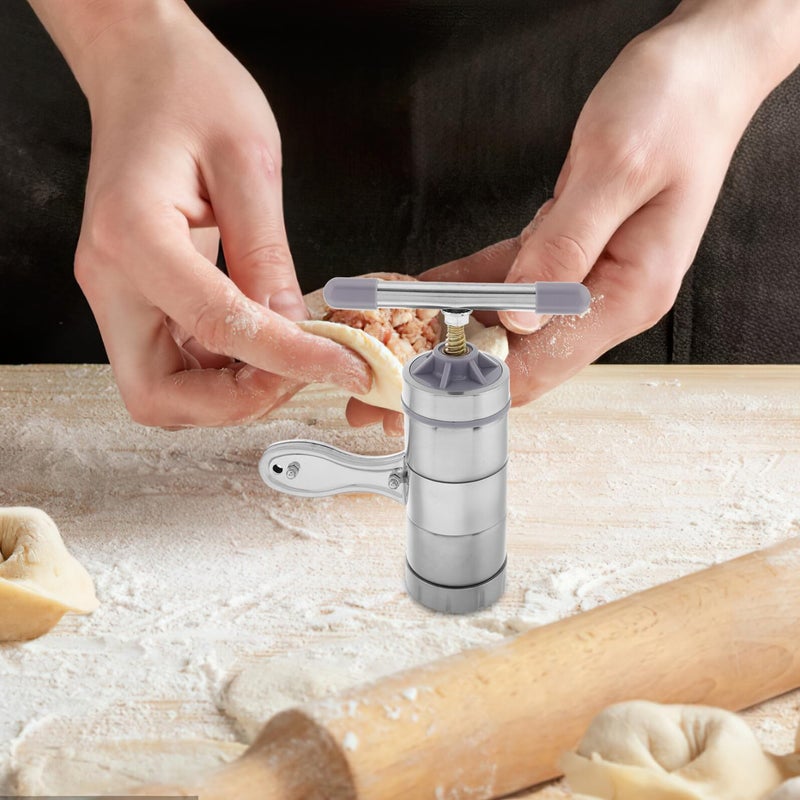 Manual Pasta Maker Stainless Steel Hand Crank Noodle Press 5 Blades Home Kitchen Tool - Image 5