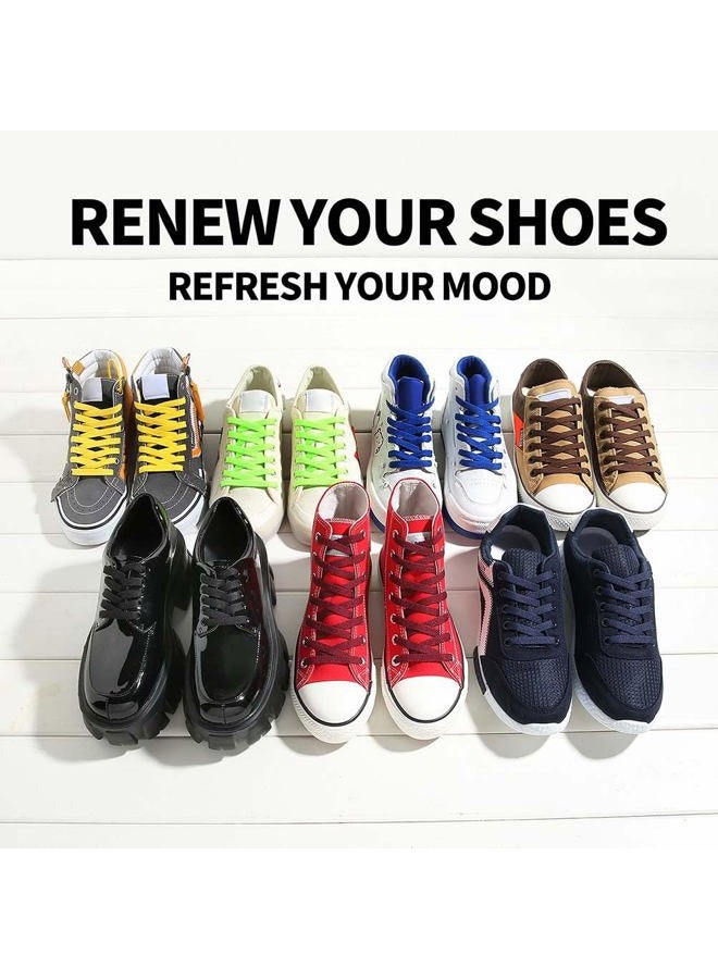 VSUDO Flat Shoe Laces for Sneakers, Shoelaces for Sneakers, Athletic Shoelaces, 10 Navy Blue, 39" ( 100 CM ) - Image 5