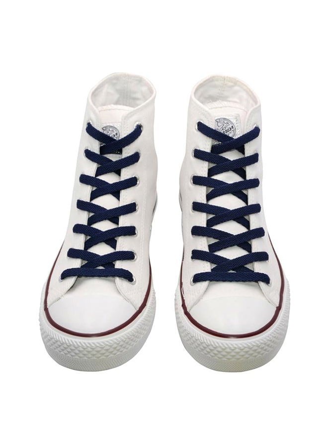VSUDO Flat Shoe Laces for Sneakers, Shoelaces for Sneakers, Athletic Shoelaces, 10 Navy Blue, 39" ( 100 CM ) - Image 4