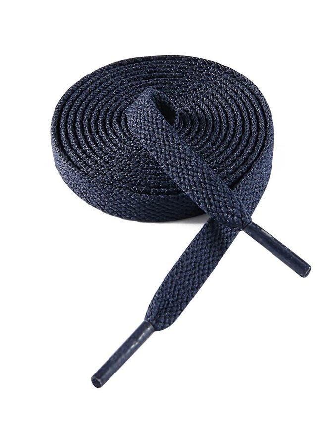 VSUDO Flat Shoe Laces for Sneakers, Shoelaces for Sneakers, Athletic Shoelaces, 10 Navy Blue, 39" ( 100 CM ) - Image 1