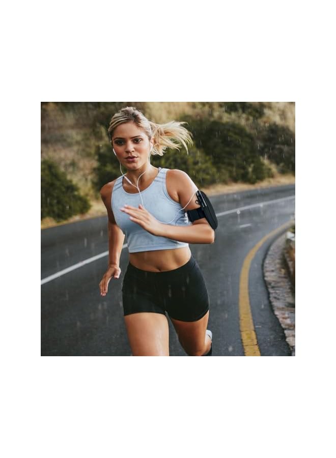 Green Tiger Phone Holder for Running Armband, Mobile Phone Wallet, Small Crossbody Bag, Fitness Armband, Women, Men, Children, for All Types of Mobile Phones, Grey - Image 5