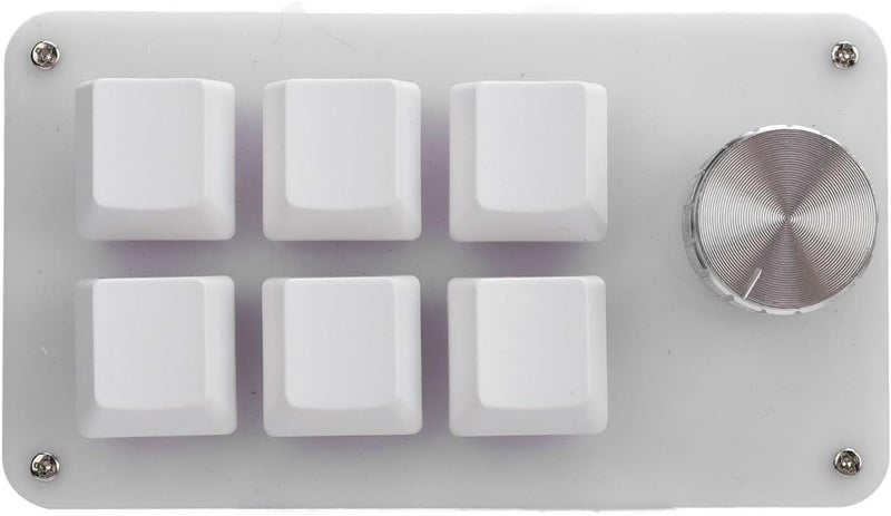 Mini Macro Mechanical Gaming Keypad 6 Keys One Handed USB Type C Programmable RGB Keyboard for PC Gaming Office and Industrial Control - Image 4