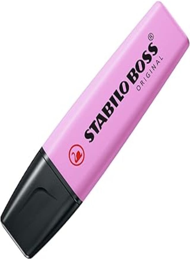 STABILO Highlighter - STABILO BOSS ORIGINAL Pastel - Pack of 1 - Frozen Fuchsia 