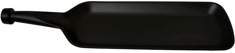 LOGRO Melamine, Bat, Boat & Straight Shape Snacks Serving Platter Black(Pack of 1 Piece) - Image 1