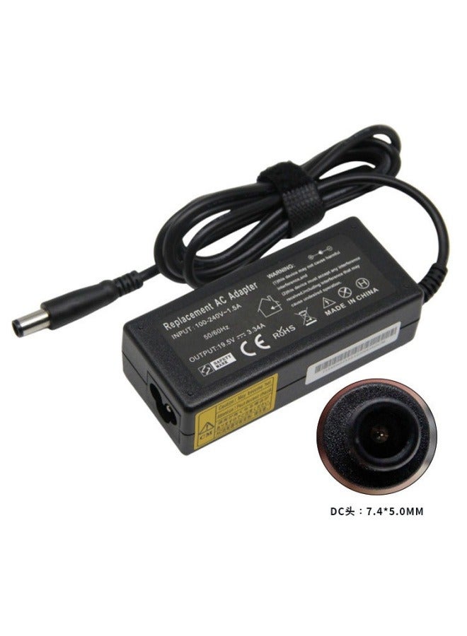 مناسب لجهاز Dell Notebook 19.5V3.34A، محول طاقة 65 وات 7.4*5.0 ملم - Image 1
