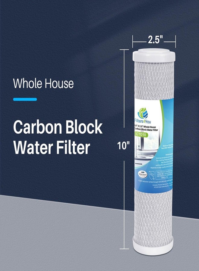 CFS - 1 Pack Carbon Block Water Filter Cartridges Compatible with CQE-RC-04000 Models - Remove Bad Taste and Odor - Whole House Replacement Filter Cartridge - 5 Micron - White - Image 5