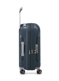 DELSEY Paris Clavel 55cm Hardcase 4 Double Wheel Expandable Cabin Luggage Trolley Blue Jean  - Image 3