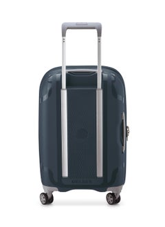 DELSEY Paris Clavel 55cm Hardcase 4 Double Wheel Expandable Cabin Luggage Trolley Blue Jean  - Image 4