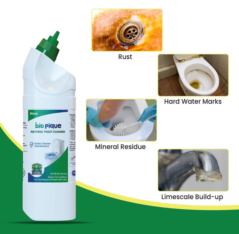 Bio Reme Greencraft Labs Septic Tank Cleaner Powder | Sludge Reduction & Odour Control Formula | Bacteria Based Eco Friendly Waste Treatment Solution | Home & Commercial Use Pack 250g + 500ml - Image 4