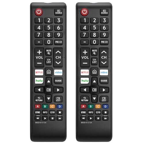 LOUTOC 【Pack of 2】 New Universal Remote for All Samsung TV Remote, Replacement Compatible for All Samsung Smart TV, LED, LCD, HDTV, 3D, Series TV - Image 1