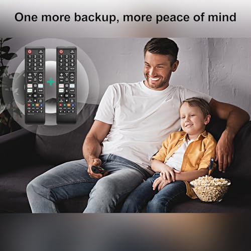LOUTOC 【Pack of 2】 New Universal Remote for All Samsung TV Remote, Replacement Compatible for All Samsung Smart TV, LED, LCD, HDTV, 3D, Series TV - Image 2