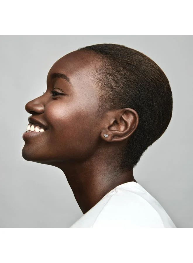 باندورا أقراط مرصعة بثلاث أحجار على شكل قلب