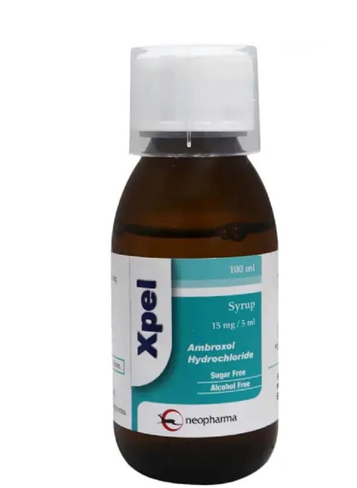 Syrup 15mg/5ml 100ml | Cough & Chest Congestion Relief | Respiratory Support and Mucus Clearance Formula