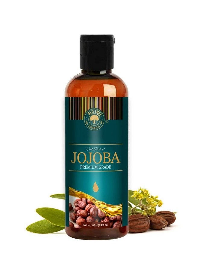 Old Tree - Cold Pressed Jojoba Oil For Hair Growth ; Jojoba Oil Apply For Skin Hair And Nails Growth 100Ml - Image 1