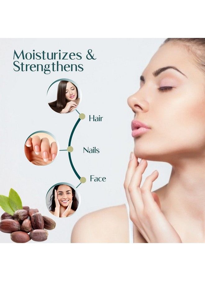 Old Tree - Cold Pressed Jojoba Oil For Hair Growth ; Jojoba Oil Apply For Skin Hair And Nails Growth 100Ml - Image 1