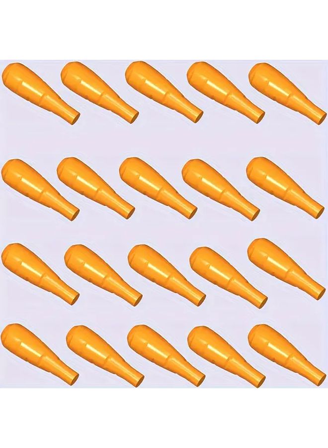 Mini Carrot Building Blocks Set ABS DIY Family Farm Vegetable Plants Dark Green Bud - Image 5