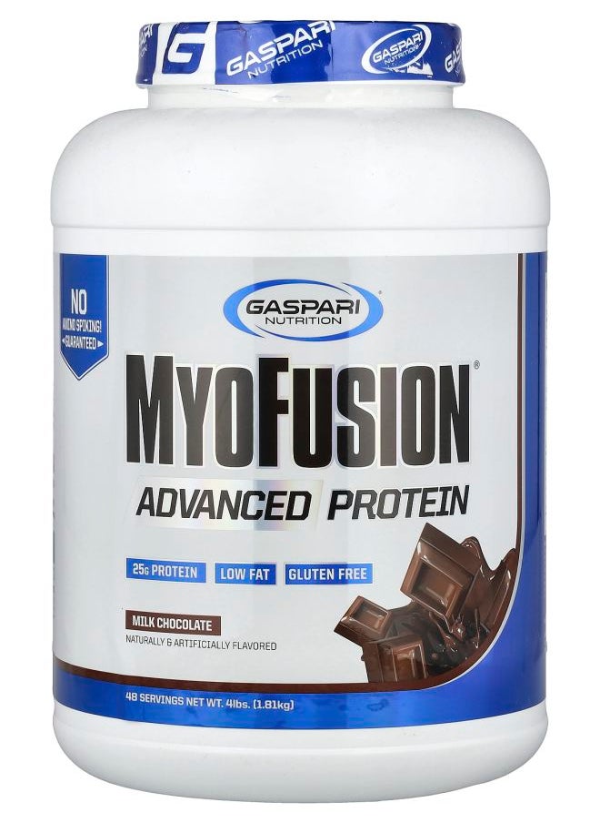 Gaspari Nutrition MyoFusion Advanced Protein Milk Chocolate 4 lbs (1.81 kg) 