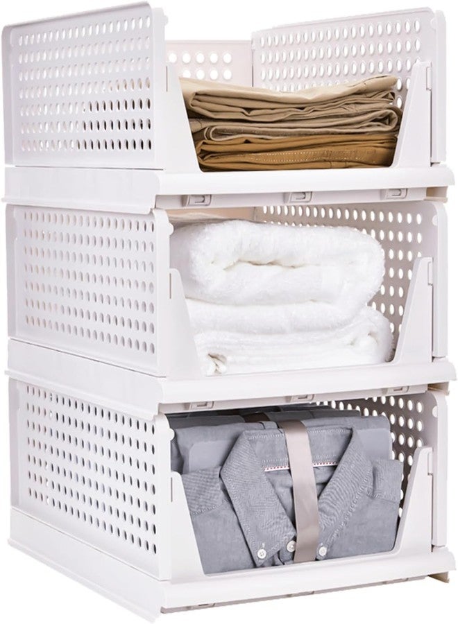 Drumstone (𝟏𝟓 𝐘𝐞𝐚𝐫𝐬 𝐰𝐚𝐫𝐫𝐚𝐧𝐭𝐲) Foldable 3-Layer Sliding Drawer Organizer – Space-Saving Wardrobe Storage Box for Clothes, Shoes, Toys & More – Multipurpose, Stackable & Durable Design - Image 1