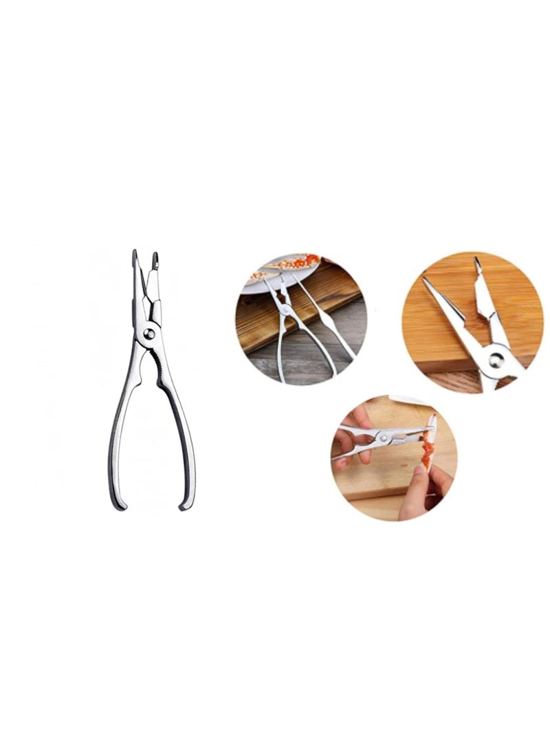 OLRADA OLRADA Crab Cutter Tool Set Stainless Steel Multipurpose Crackers Shell Fish Lobster Crab Cutter Nutcracker 1Pcs  - Image 3