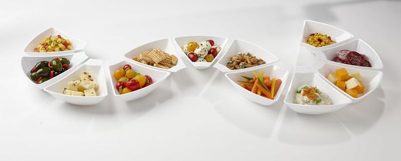 Darice Mozaik Premium Plastic Entertaining and Tapas Set 12 pieces - Image 4