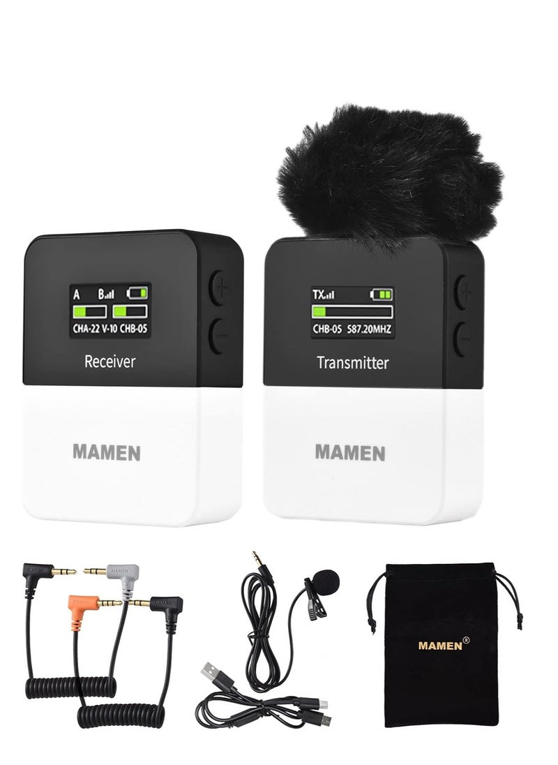 Mamen - KT-W1 Wireless Microphone (1x Receiver 1x Transmitter) - Image 1
