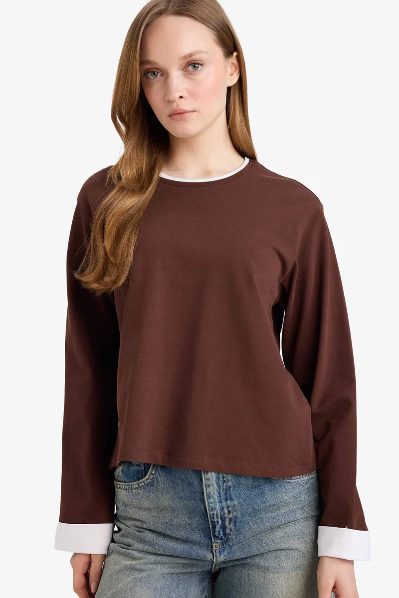 ديفاكتو 100% Cotton Loose Fit Tunic