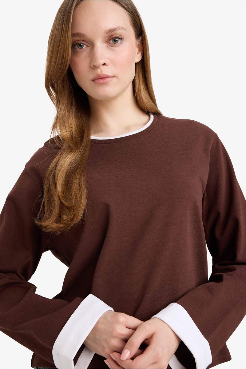 DeFacto 100% Cotton Loose Fit Tunic - Image 3