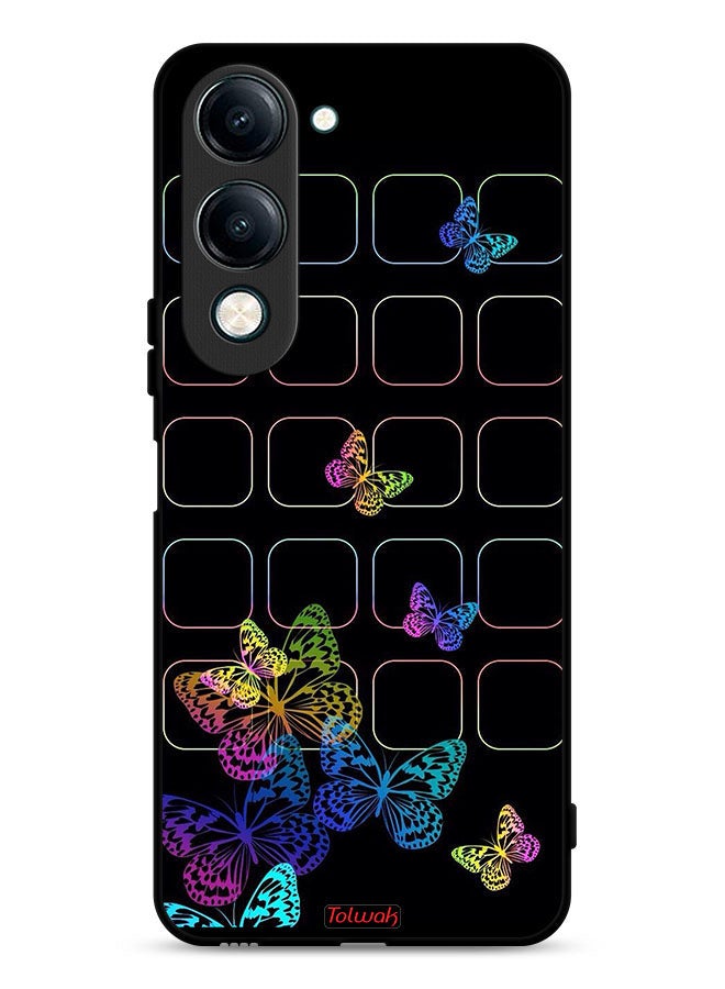 Tolwak vivo Y04 Protective Case Cover Colorful Butterflies - Image 1