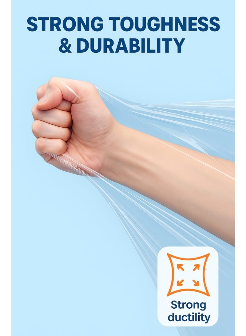 بي كيه ماكس لفة تغليف مطاطية عالية الجودة بوزن 2200 جرام - مثالية للتعبئة والحماية أثناء النقل والتخزين والمزيد، لتغليف البراميل والأثاث، ولجميع الاستخدامات. - Image 3