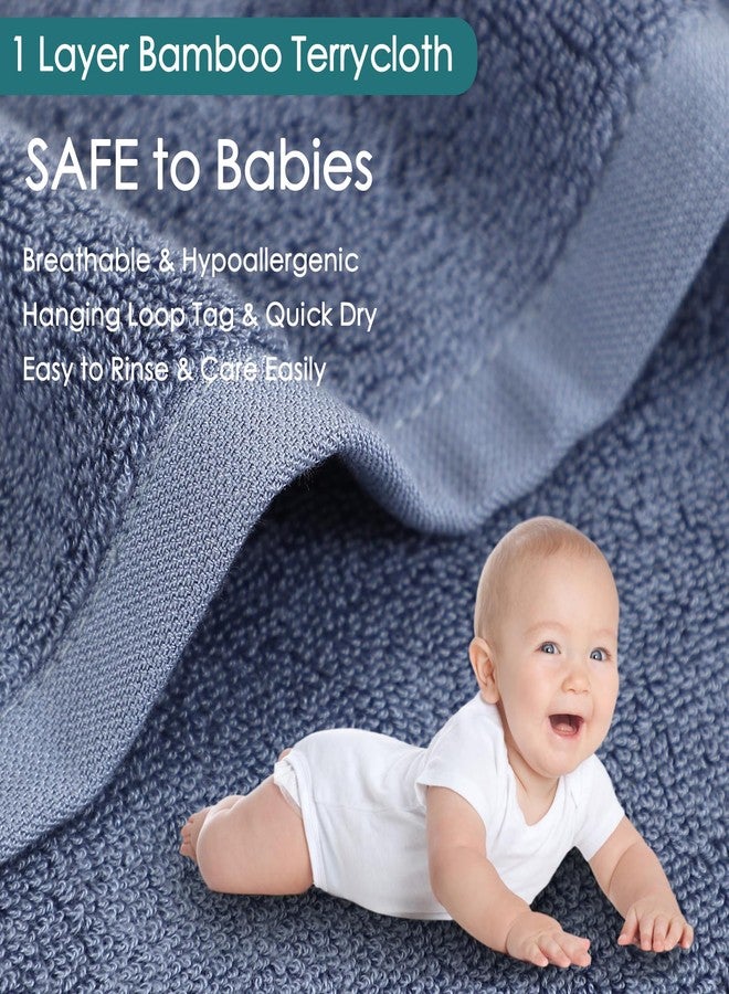 JEFFSUN Baby Washcloths 12 Pack, 10x10 inch Ultra Soft Small Wash Cloths for Face and Body, Gentle & Safe White Face Towels on Sensitive Skin, Baby Essentials Shower Gifts for infant Kid Toddler Children - Image 2