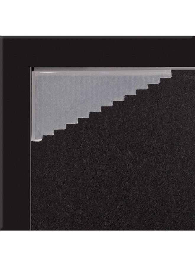Gallery Solutions Black Wood Wall Frame 11x14 Premium Quality Rectangular Wall Mount Classic Design for 8x10 Photos ReadytoHang Enhance Your Home or Office Dcor with this Elegant Frame Ideal for Showcasing Memories - Image 4