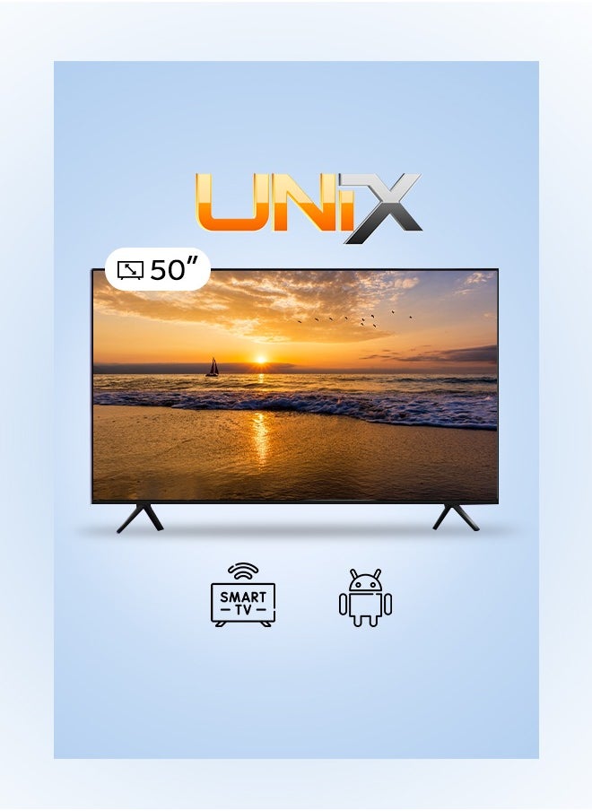 يونيكس شاشة سمارت - 50 بوصة - FHD - LED - نظام اندرويد -FHD50STRA  - Image 2