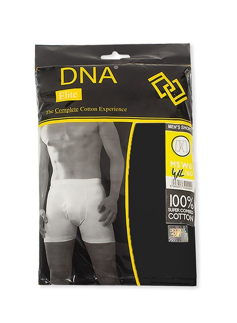 DNA Mens Plain Black Boxer Combed Cotton Single Pcs Pack - Image 4