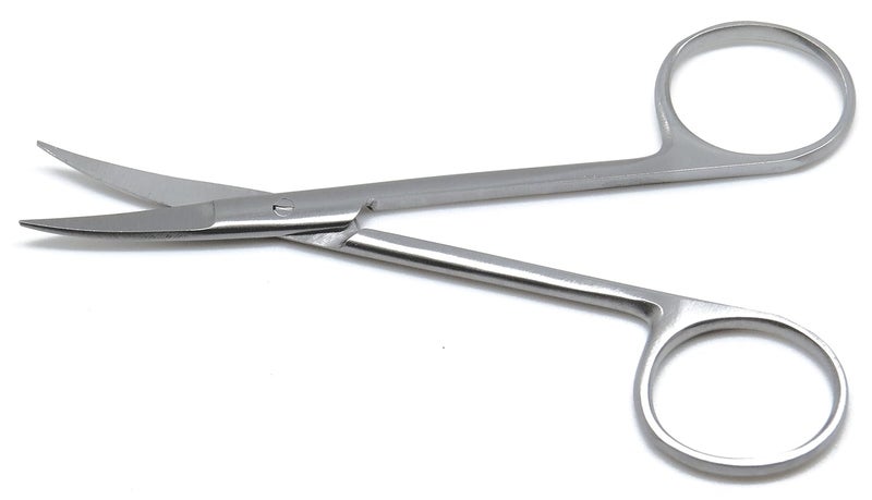 SUPERIOR INSTRUMENTS Dental Iris Scissors Curved 4.5" Surgical Veterinary First Aid Cutting Orthodontics Instruments - Image 3