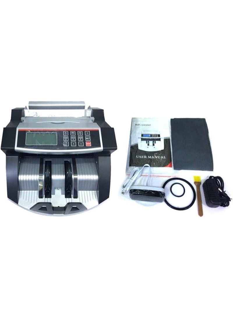CRONY Money Cash Counting Machine - JN-2040V Portable bill Counter Multi Currency Counting Machine AED SAR USD EUR Counterfeit Money Detectors UV MG Bill Counting Machine with LCD Display 1000pcs/min - Image 1